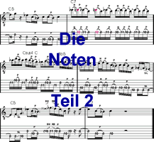 Die Noten Teil 2